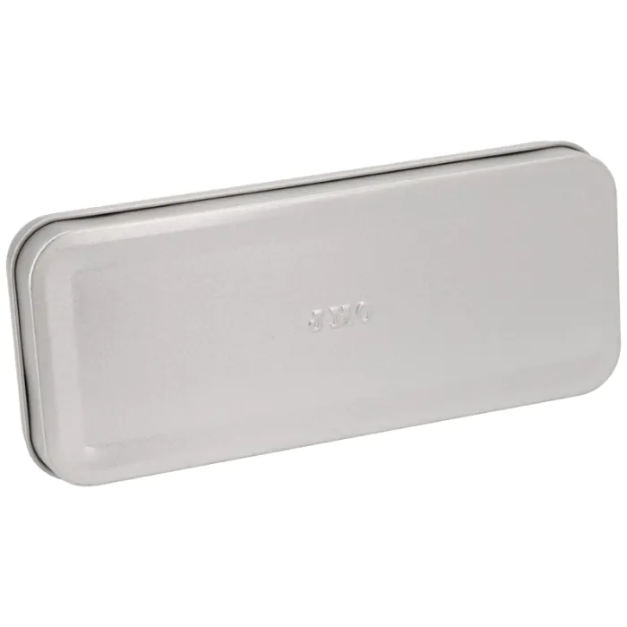 Parte inferior del estuche de metal con su lámina sublimable