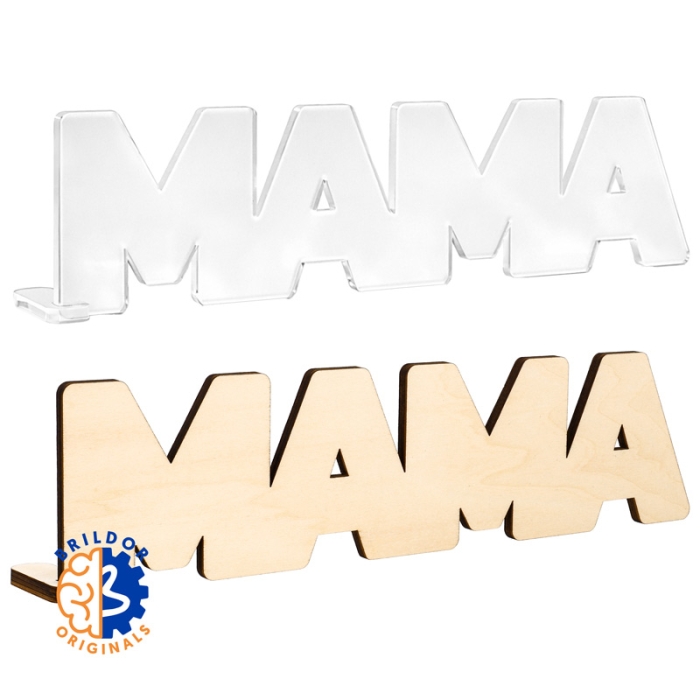 Fotoletras MAMA 5mm sublimables