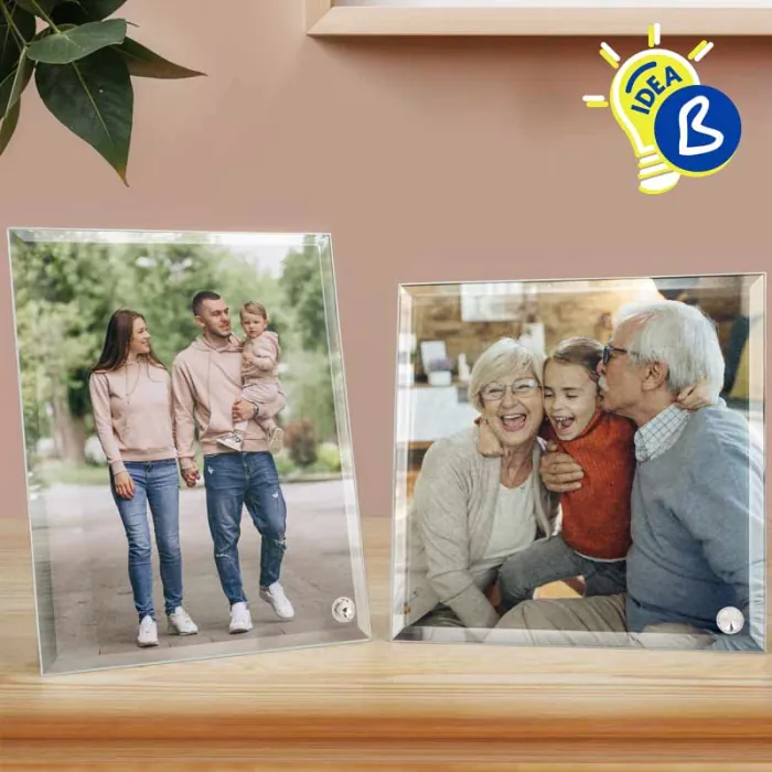 Fotopaneles de cristal esmerilado sublimable - Ejemplo de personalización