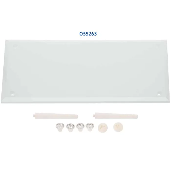 Fotopaneles de cristal esmerilado sublimable - Piezas modelo 2 soportes