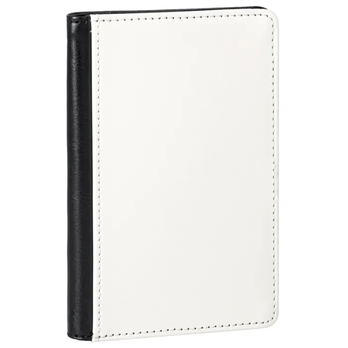 Porte-passeport en cuir PU avec motif cachemire britannique