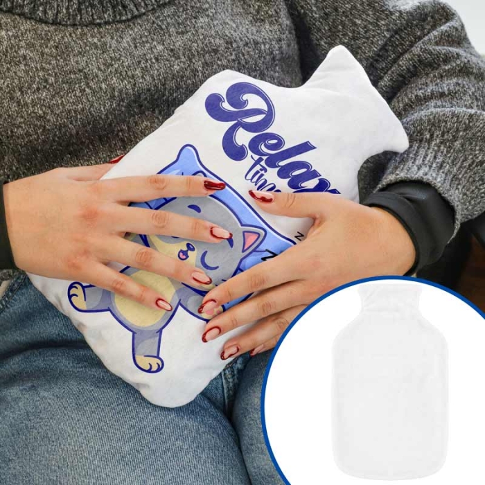 Sublimable Plush Fabric Covers for Hot Water Bottles