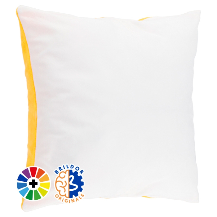 Sublimation Plush Cushion Covers with Coloured Back 
