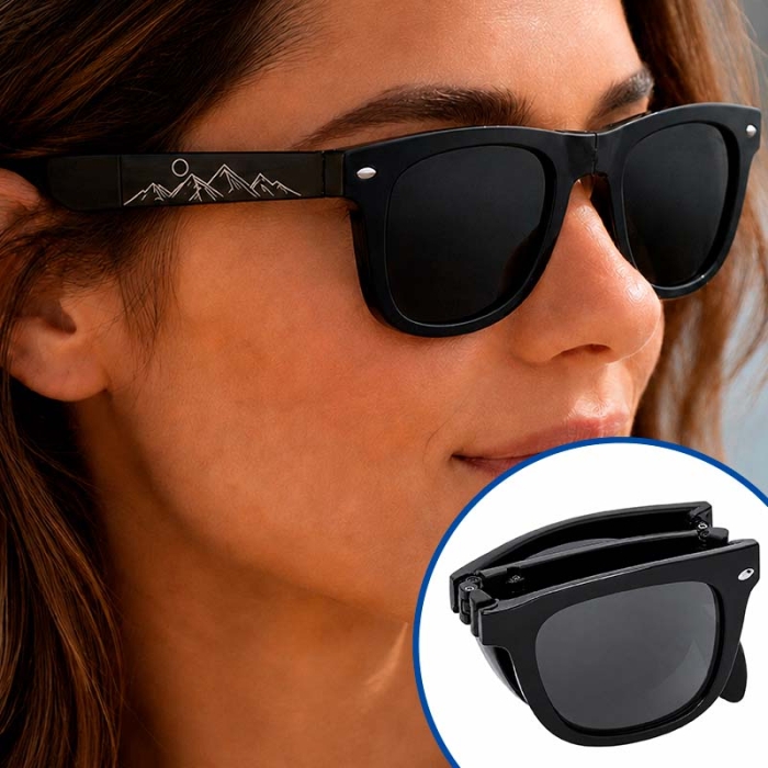 Gafas sol plegables para grabado Gafas sol plegables para grabado