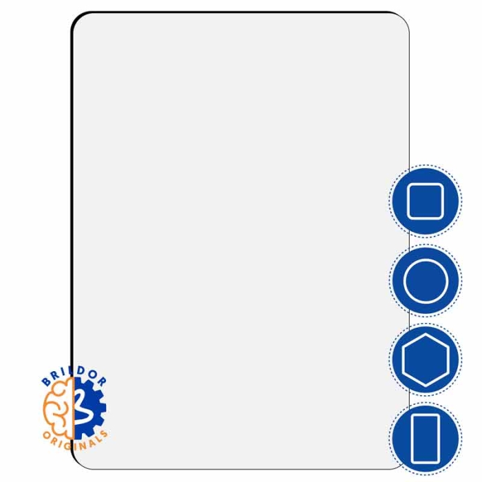 Imanes de madera DM3 sublimable - Figuras Geométricas Imanes de madera DM3 sublimable - Figuras Geométricas