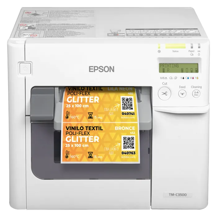 Impresora para etiquetas Epson TM-C3500 y sus consumibles