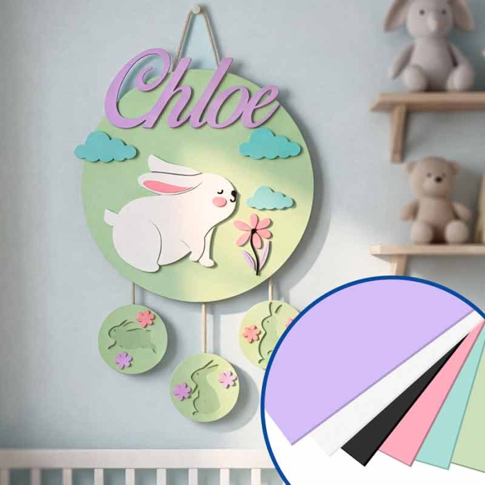 Láminas acrílicas colores mate