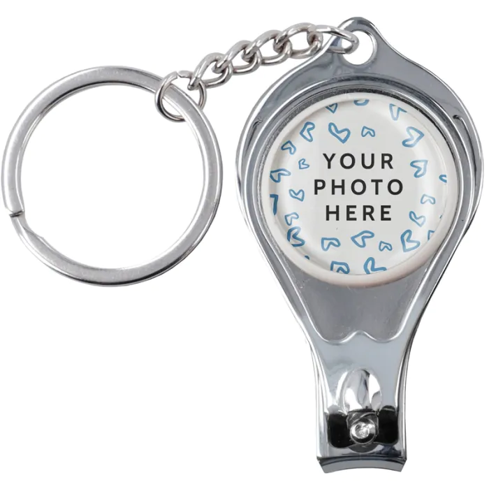 Metal Key Ring Nail Cutter and Opener