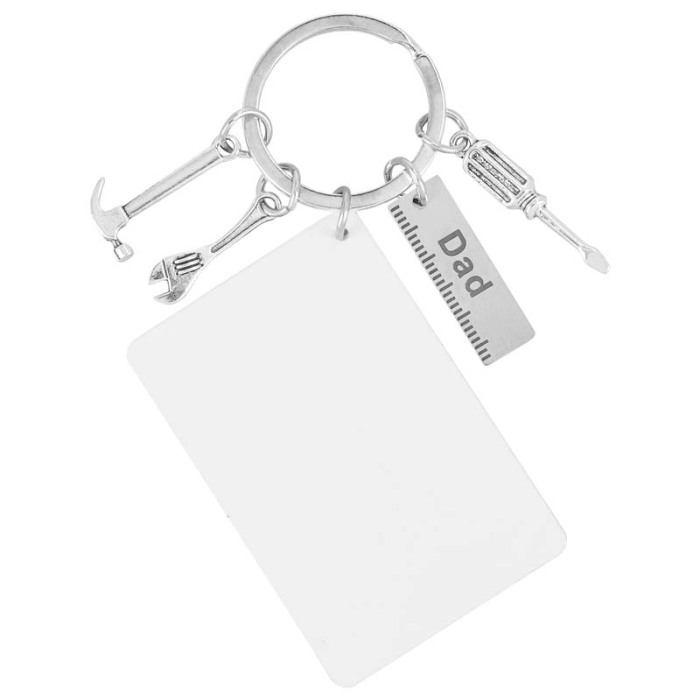 Llaveros herramientas Dad sublimables 