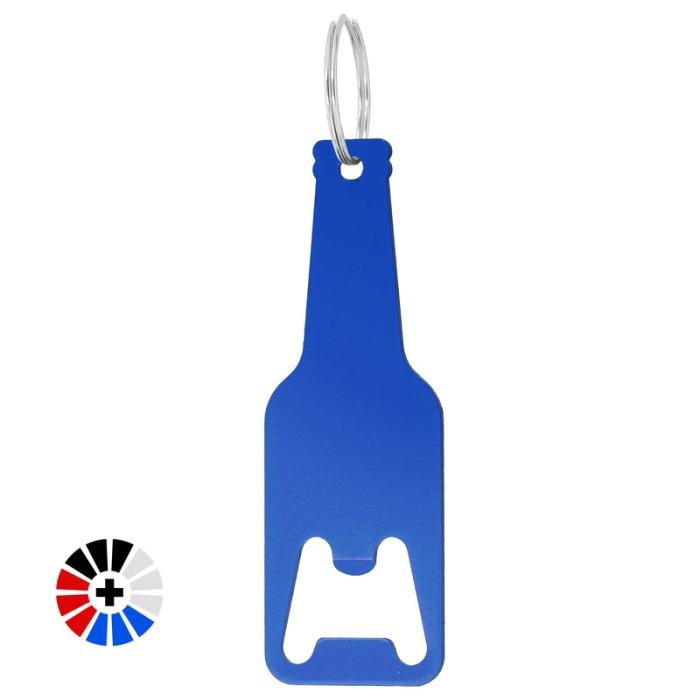 Llaveros abrebotellas aluminio forma botella para grabado Llaveros abrebotellas aluminio forma botella para grabado