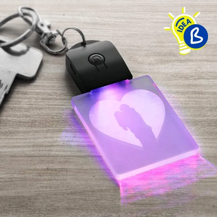 Acrylic LED Keyrings for Laser Engraving BRILDOR ®