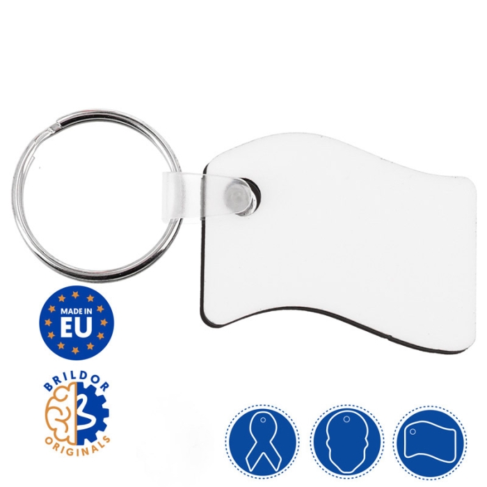 Sublimable MDF3 Wooden Key Rings Double Sided - Symbols Sublimable MDF3 Wooden Key Rings Double Sided - Symbols