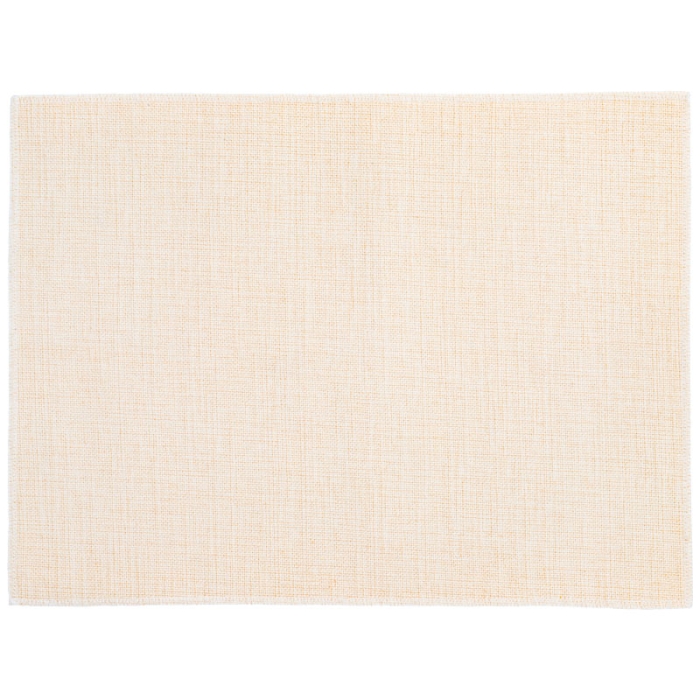 Placemat suitable for sublimation, beige linen look fabric.