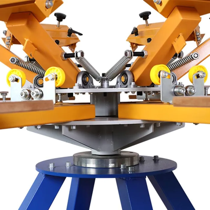 Freno del brazo - Máquina de serigrafía 6 colores y 6 estaciones