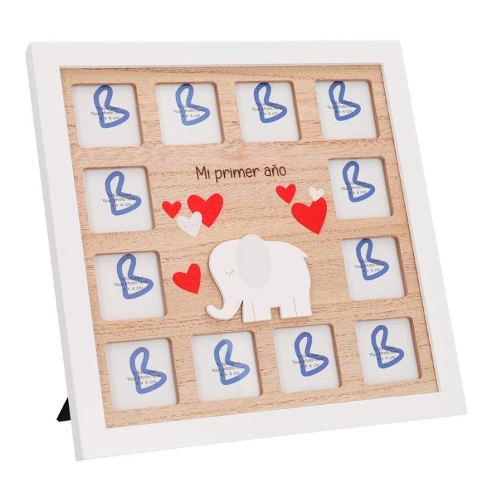 Marcos para 12 fotos - Mi primer año Marcos para 12 fotos - Mi primer año