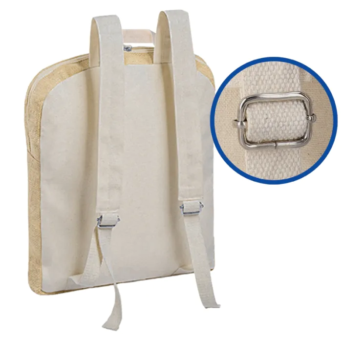Mochila de algodón y yute BRILDOR ®