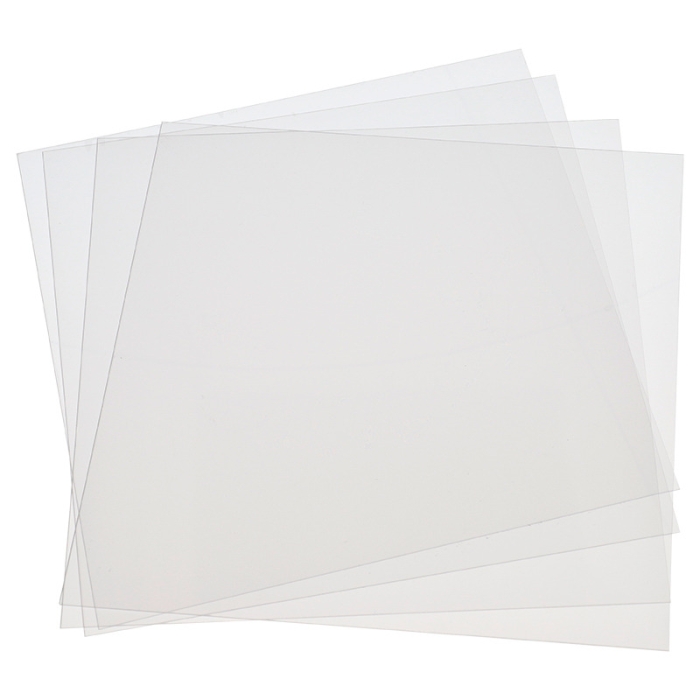 Láminas plásticas transparentes We R para MoldPress - Paquete de 40 uds