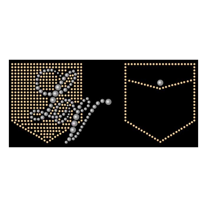Diseño de pedrería Bolsillo
