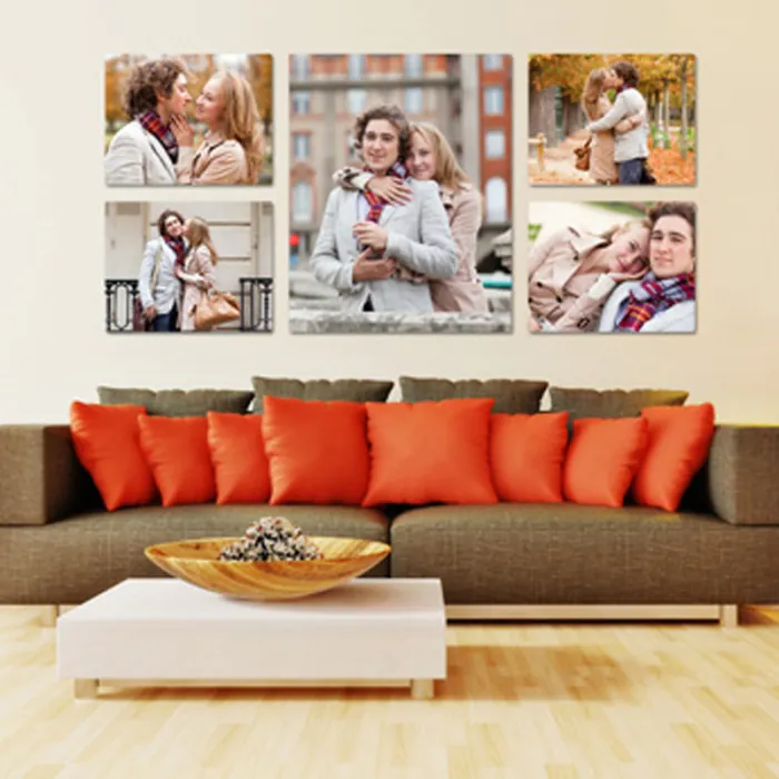 Paneles de aluminio plateado mate sublimable Chromaluxe - Ejemplo de personalización y uso