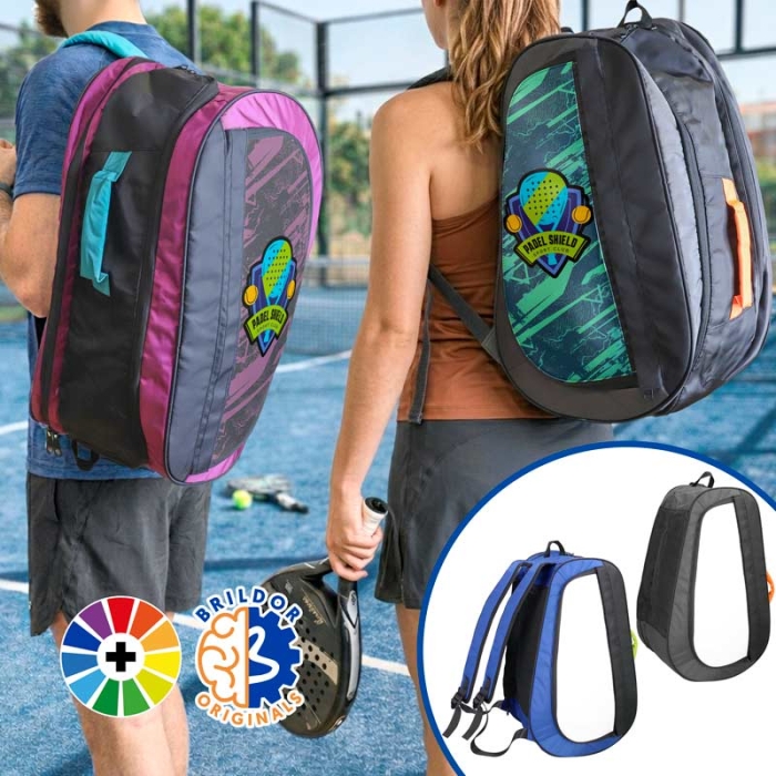 Paleteros de pádel con solapa sublimable