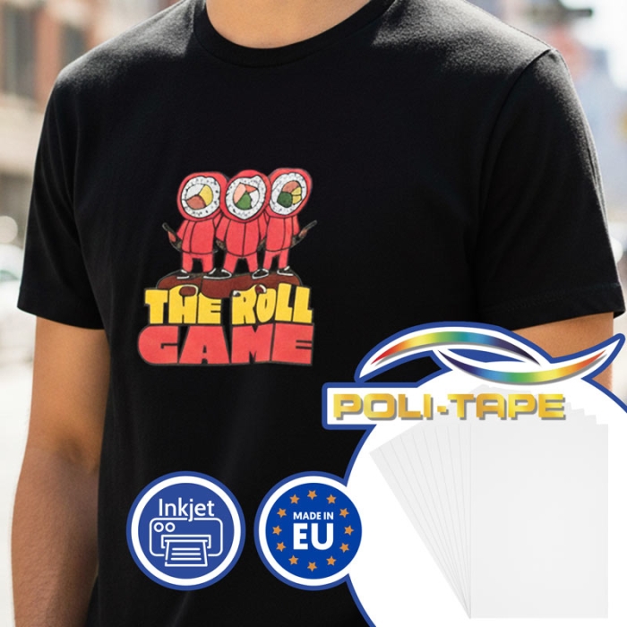 Papel transfer Inkjet fondos oscuros - Trans 310 Poli-tape Papel transfer Inkjet fondos oscuros - Trans 310 Poli-tape