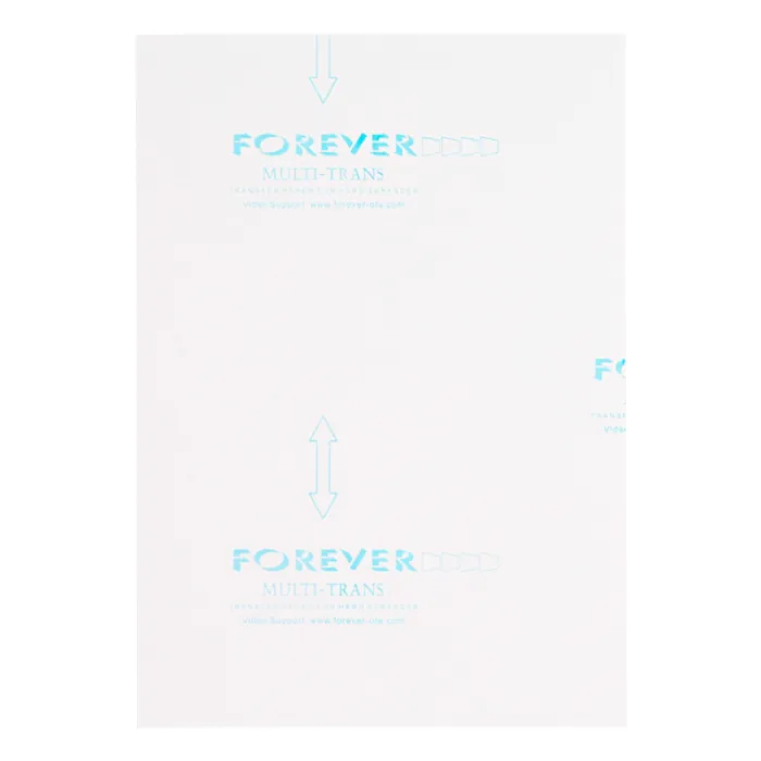 Reverso del papel transfer láser Forever Multi-Trans