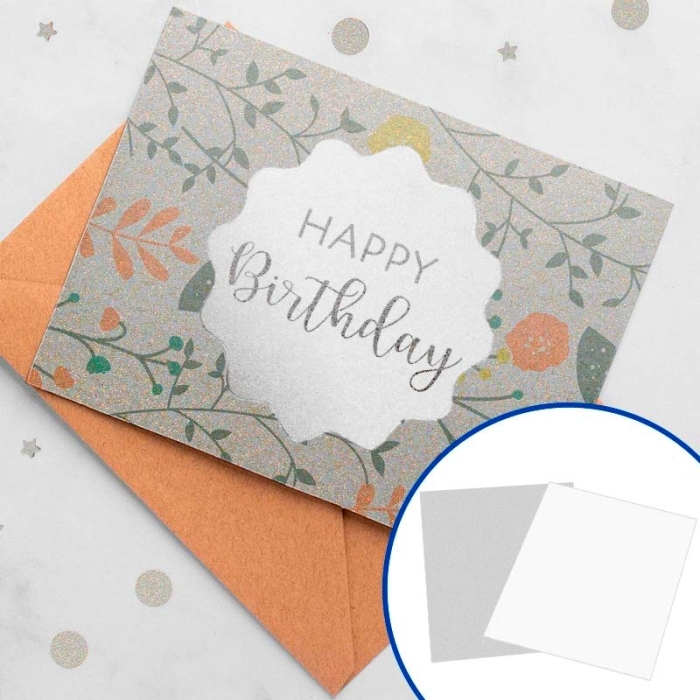 Papiers imprimables effet pailleté