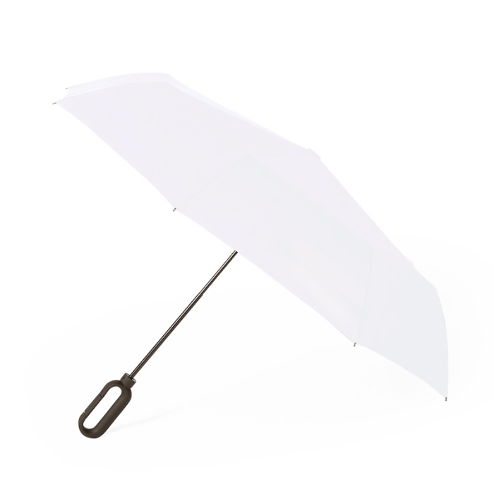 Parapluie pliant avec poignée mousqueton sublimable