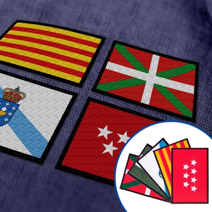 Parche bordado bandera - Autonomías de España Parche bordado bandera - Autonomías de España