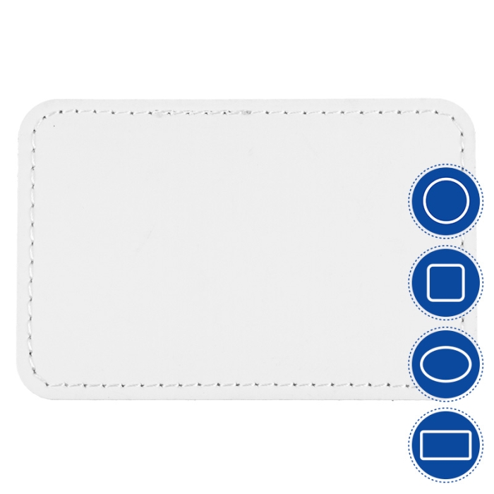 Sublimation Heat-Adhesive Patches of Leatherette