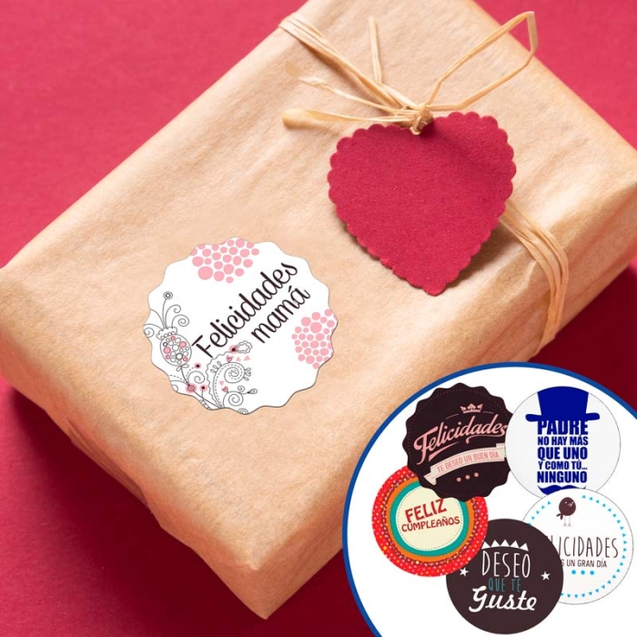 Pegatinas para regalos