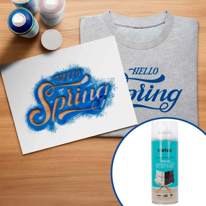 Pintura para tela en spray