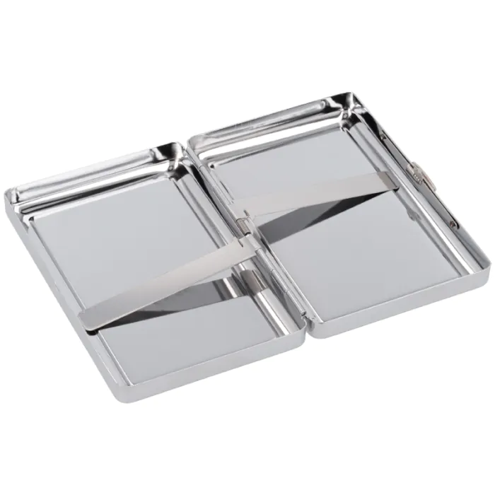 stainless steel cigarette holder Sublimable Double-sided Metal Cigarette Case