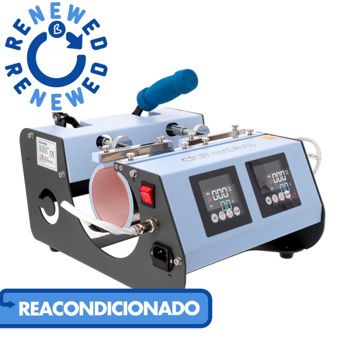 Plancha tazas y botellas Craft Express doble estación - Reacondicionado