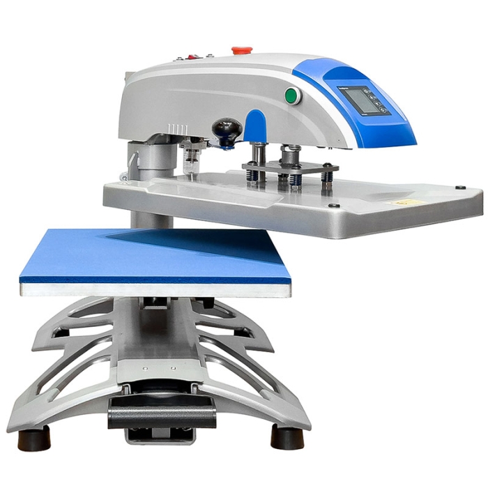 Presse à chaud pneumatique Brildor XH-B1N de 40x50 cm et ses plateaux