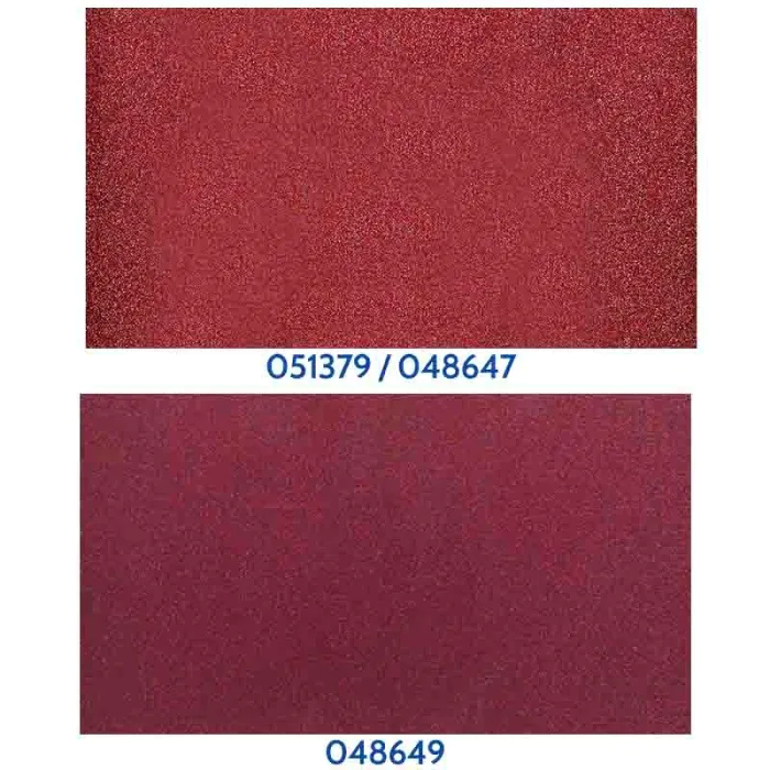 Láminas acrílicas colores rojo y granate glitter