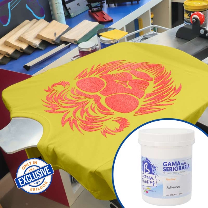 Adhesivo plastisol para flock