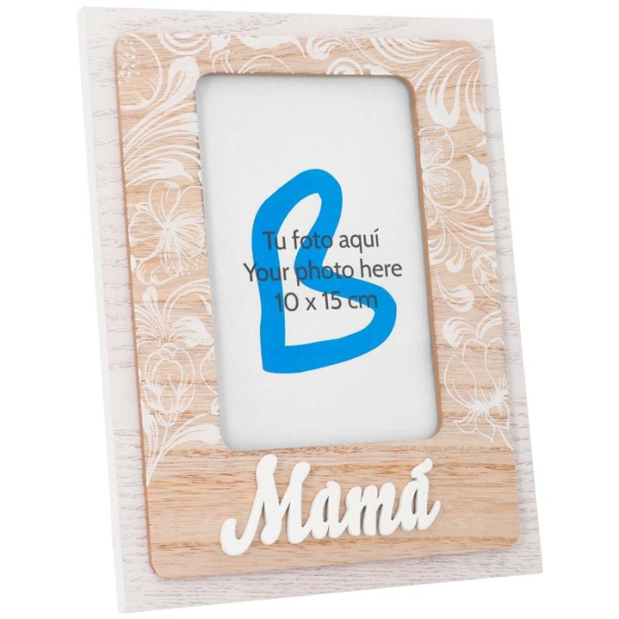 Photo frame with text Mum and Dad