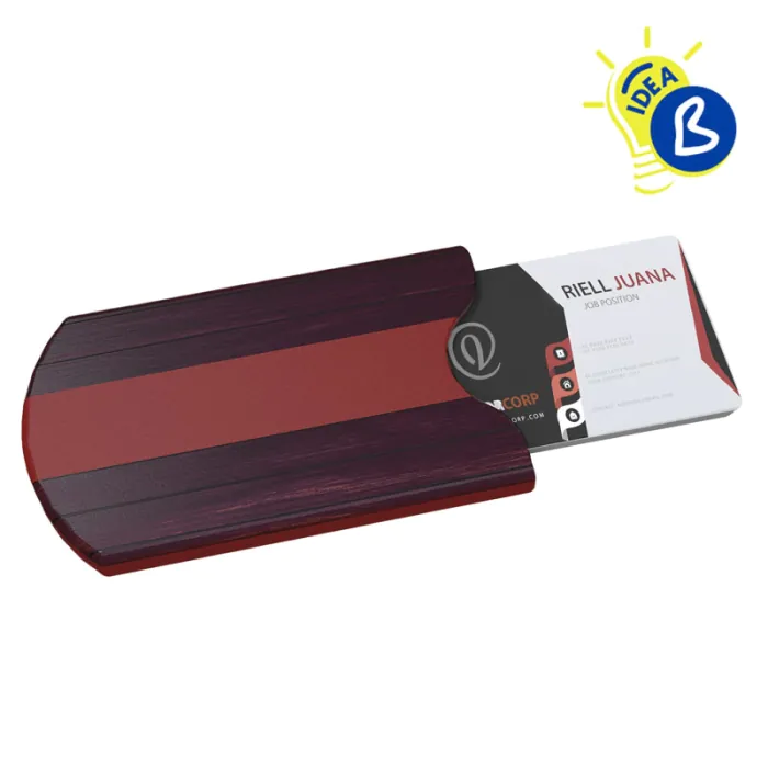 Sublimation Business Card - Plastic - Example of use and personalisation