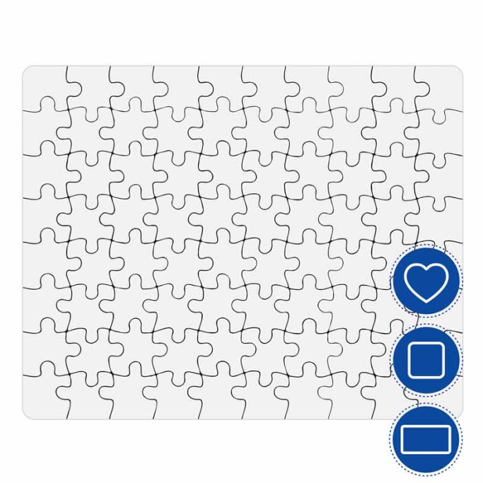 Puzzles en carton sublimable