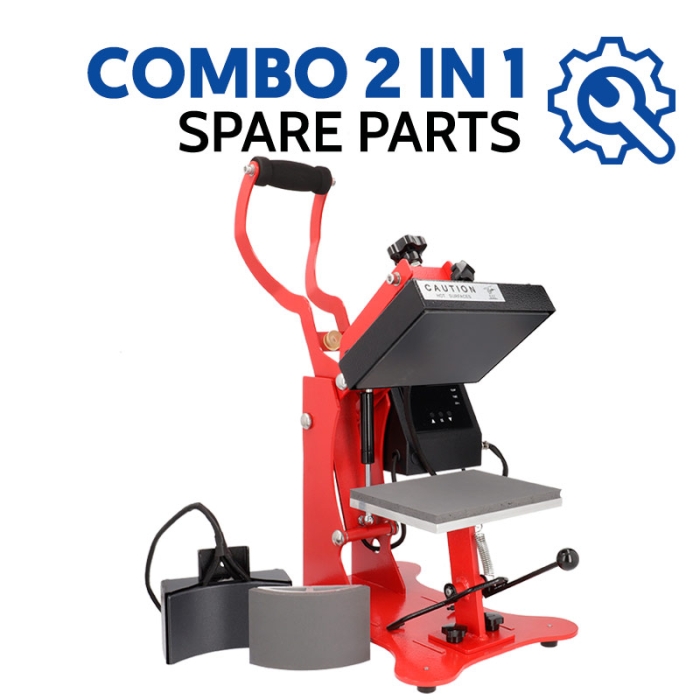 Spare Parts for the 2 in 1 Combo Cap Heat Press Machine with Flat Platen Spare Parts for the 2 in 1 Combo Cap Heat Press Machine with Flat Platen