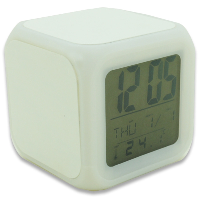 Sublimation LED Light Alarm Clock & Sheets