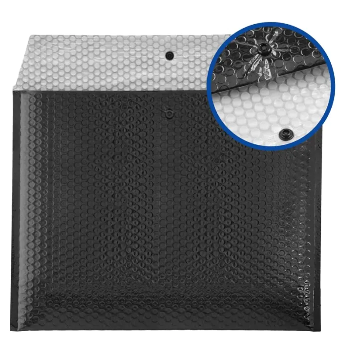 Sobres de burbujas cierre clip - Detalle cierre