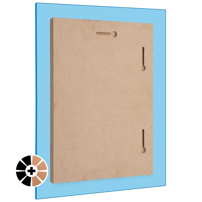 Soportes de madera para colgar paneles fotográficos