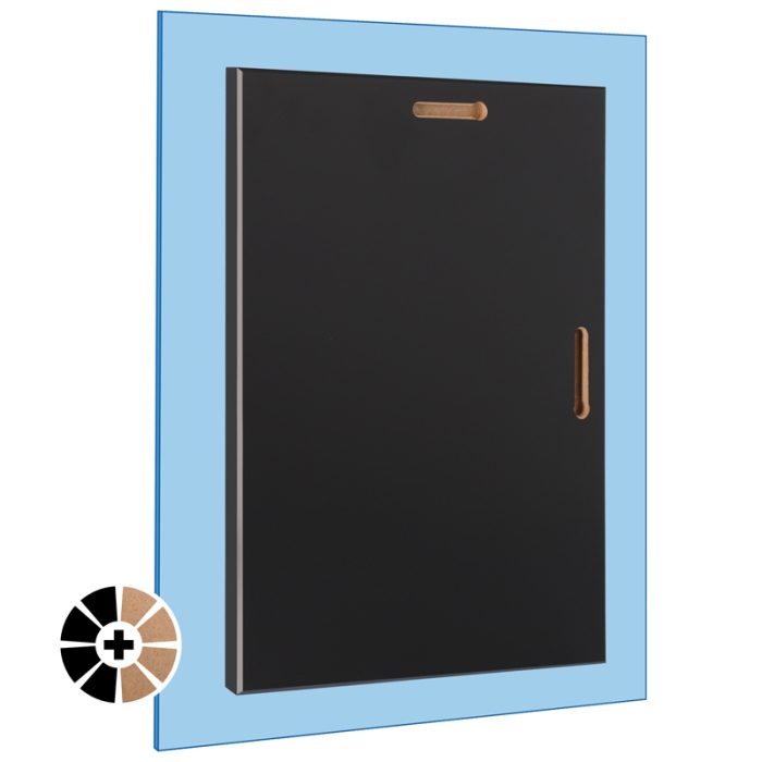 Supports de suspension en bois MDF panneaux photo