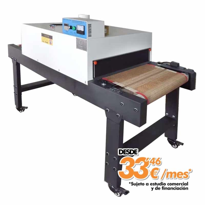 Túnel de secado para serigrafía, DTG y DTF