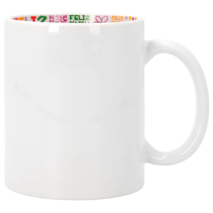 Taza sublimable interior preimpreso "Día de la Madre" - Vista frontal