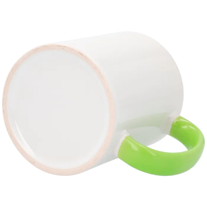 Mugs sublimables avec anse et intérieur colorés - Base