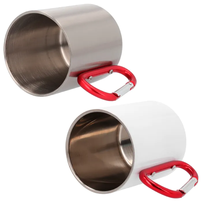 Sublimation Carabiner Mug - Stainless Steel - Inside
