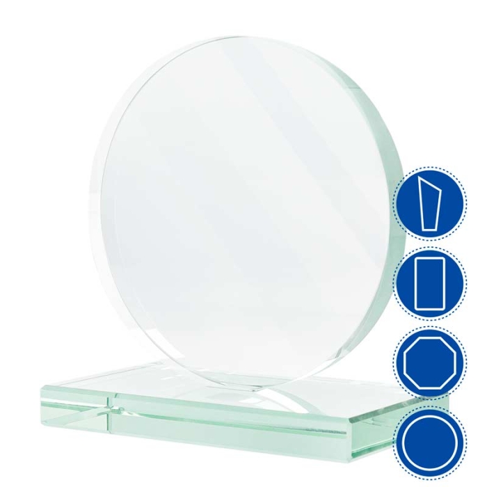 Trofeos de cristal para grabado